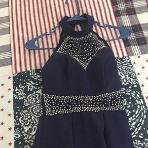 navy dress
